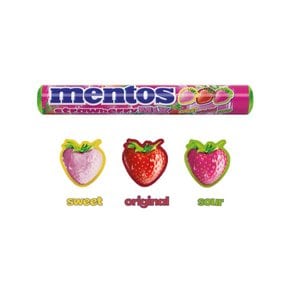 멘토스 Mentos 대용량 딸기 스트로베리 믹스 140g