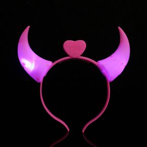 발광 LED 악마 이벤트용품 머리띠 파티
