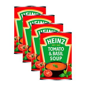 [해외직구] HEINZ 하인즈 크림 토마토 바질 스프 통조림 400g 4팩