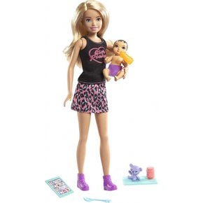 Mattel - Barbie Skipper Babysitters Inc. Doll & Accessories, Blonde