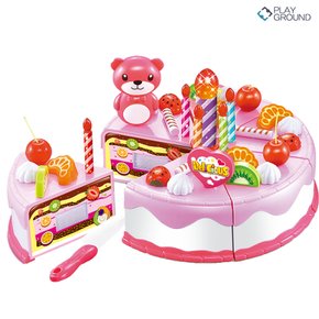 하늘썬별 맛있는 과일 생일 케이크 놀이 핑크 vdwdwdh56p
