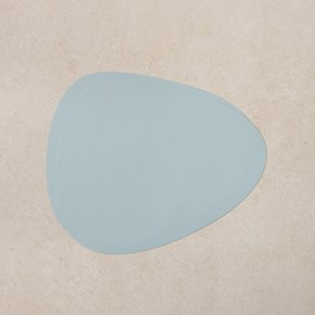 물방울 실리콘 식탁 매트 2개입_45x36cm_블루