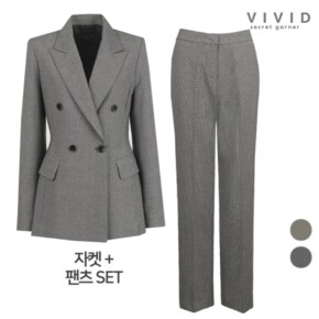 VIVID SET 여성 정장자켓+정장팬츠 봄가을 세트