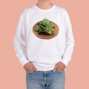 맨투맨 야채 당근 시금치 콩나물 쑥갓 디자인선택