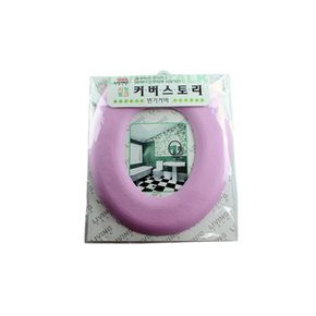 욕실용품 슈마켓 소프트 O형 변기커버 핑크
