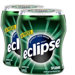 미국직구 Eclipse 이클립스 무설탕 껌 스피어민트맛 60피스 2팩