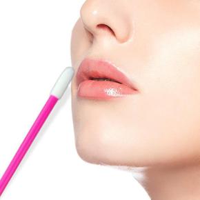 (50개) 립브러쉬 일회용 입술 립면봉 립스틱솔 립브러시 립스틱 휴대용 브러쉬  (S11631185)