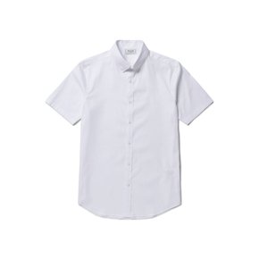 ZOD2WD1356 WT 데일리 면스판 소재 소프트 모션 솔리드 베이직 반팔 흰색 셔츠