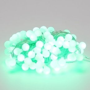 LED 볼앵두 96구 연결형투명선 녹색정류기 별도