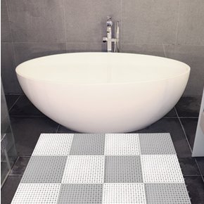욕실 미끄럼방지 퍼즐 매트 화장실 발판 바닥 6p