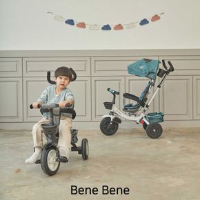 벤트라이크 900 양대면 접이식 다기능 유아 아기 세발 자전거 유모카 유모차..[31888210]