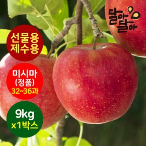 경북 정품사과 미시마 부사 9kg(32-36과) 1박스 선물용 제수용