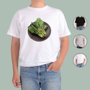 아토가토 시금치 야채 채소종류 먹거리 티셔츠 3