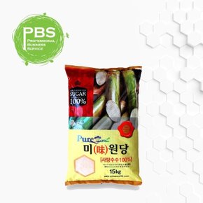 사탕수수원당 비정제원당 고급설탕 피비에스 PBS 15kg (W744BAC)