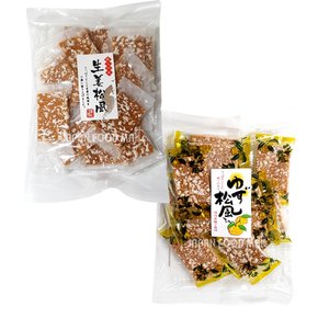 이케주 마츠카제 센베 2종 [ 유즈(유자)/쇼우가(생강맛) 센베]