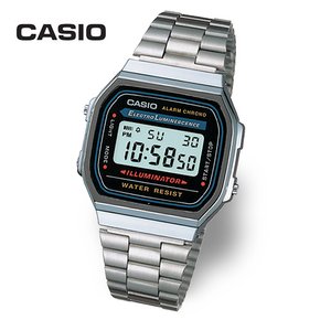 [정품] CASIO 카시오 A168WA-1WDF 공용 전자 메탈시계