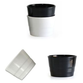 멜라민 일식 소바 장국 국물 그릇 10x6.8cm 4호 블랙 X ( 2매입 )