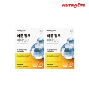 이뮨 징크 비타민C 120정 *2박스 (4개월분)