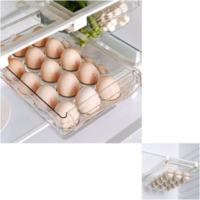 냉장고 서랍 15구 계란케이스 냉장고정리용기 계란보관함 계란트레이 계란보관용기 에그트레이 달걀트레이 계란