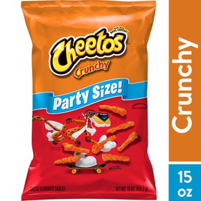 Cheetos치토스(4팩) 크런치 치즈 퍼프 칩, 425g 봉지