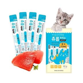 고양이간식 츄릅 참치 60g 습식간식 스틱 포켓형