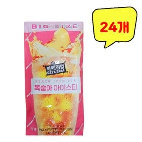 [무료배송] 쟈뎅 까페리얼 BIG 복숭아 아이스티 320ml x 24개