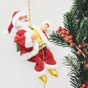 줄타는 산타인형 크리스마스 장식품 멜로디 산타소품