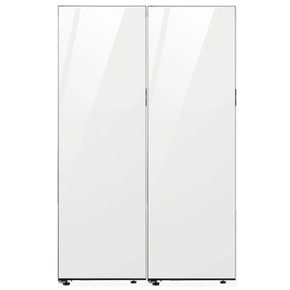 비스포크 냉장고 냉동고 세트 좌힌지 RR40C7885AP + RZ34C7855AP(글라스)