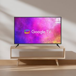 와글와글플레이 43인치 VA패널 4K UHD TV 구글3.0 OS 스마트TV 1등급 UGP432