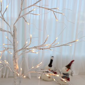 LED 자작나무 크리스마스 전구 장식 트리 -180cm