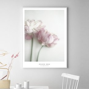 핑크 모란 꽃 액자 보테니컬 그림 인테리어 포스터