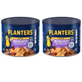 [해외직구] 플랜터스 솔티드 믹스넛 견과류 292g 2팩 Planters Mixed Nuts 10.3oz