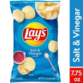 [해외직구] 레이즈  레이즈  감자  칩  소금  앤  식초  맛  219.7g  가방