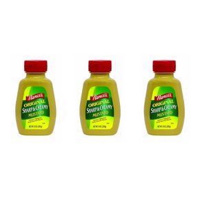 [해외직구]Nance`s Sharp and Creamy Mustard 난스 샤프 앤 크리미 머스타드 10oz(283g) 3팩
