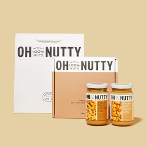 [오넛티] 땅콩버터 2종 선물세트 (쇼핑백 포함)