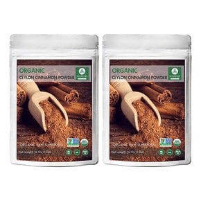 [해외직구] 실론 시나몬 파우더 계피가루 Naturevibe Premium Organic Ceylon Cinnamon Powder 1lb 2팩