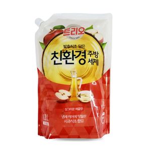 발효식초 담은 사과향 베이킹소다 주방세제 리필 1.2L