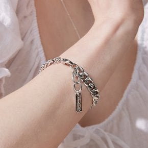[셔누,BTS RM&슈가, 우즈, 비투비 서은광 착용] modern metal chain bracelet