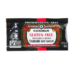 [해외직구]기꼬만 글루텐 프리 프리 타마리 간장 6mL 200팩 Kikkoman Gluten Free Preservative Free Tamari Soy Sauce 0.2oz