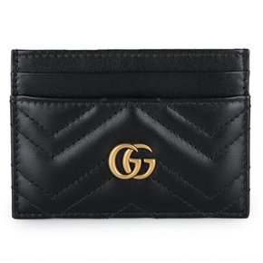 24 S/S 여성 GG 마몬트 마틀라쎄 카드 지갑(블랙) 443127 DTD1T 1000 /국내당일발송