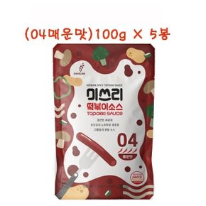 미쓰리 핫떡볶이소스(04매운맛) 100gx6봉 (W27EEDD)