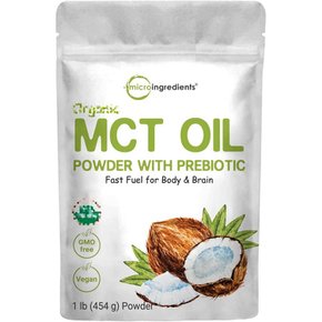 마이크로 인그레디언트 MCT 오일 파우더 Micro Ingredients MCT Oil Powder 454g