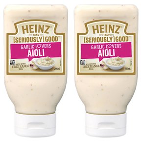 하인즈 갈릭 러버 아이올리 소스 Heinz Seriously Good Garlic Lovers Aioli 295g 2개
