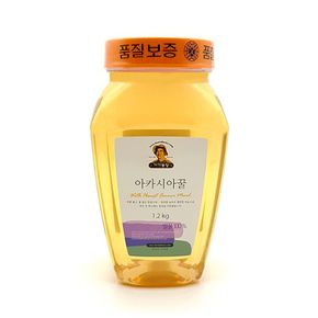 [자연맛남] 국내산 꿀 천연 아카시아꿀1.2kg (종이상자)[32304903]