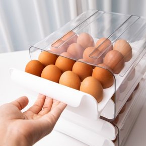 냉장고 계란 정리 라운드 트레이 32구 달걀 케이스