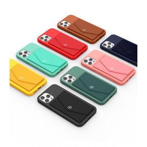 아이폰 갤럭시 모두가능 버핏 마그네틱 카드 수납 포켓 지갑 강력한접착 다양한색상