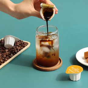 (코엔에프)카라멜향 마끼야또 아메리카노 액상캡슐 포션 커피 20g 25개입