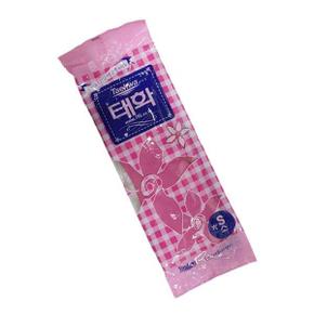 태화 고무장갑 S소 김장 청소 설거지 핑크 X ( 4매입 )
