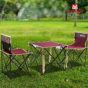 후맨 캠핑 접이식 테이블 의자 2인/4인 세트 경량 야외 피크닉