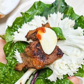 [오늘신선] 진천 푸른빛 쌈채소 유럽 샐러드 1kg(5종랜덤)